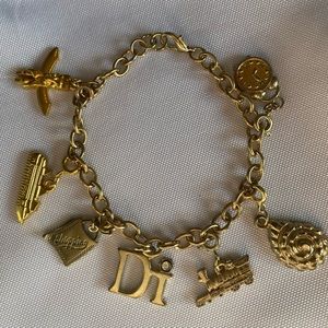 Diamond International Charm Bracelet